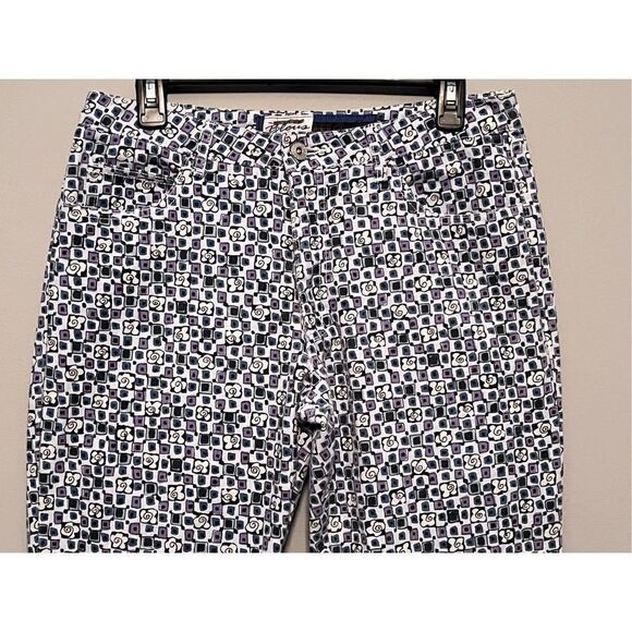 Express Bleus  Floral Print Jeans, size 11/12 - Picture 3 of 11